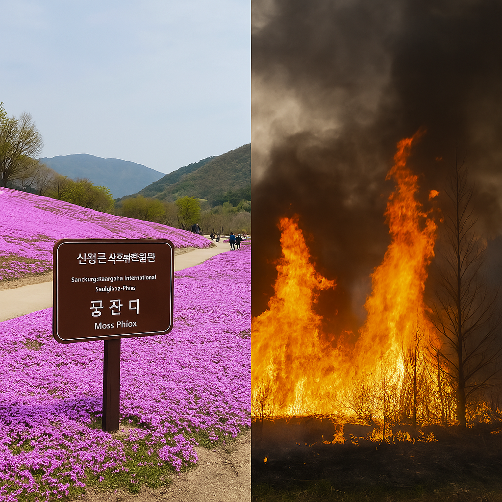 산청꽃잔디축제취소