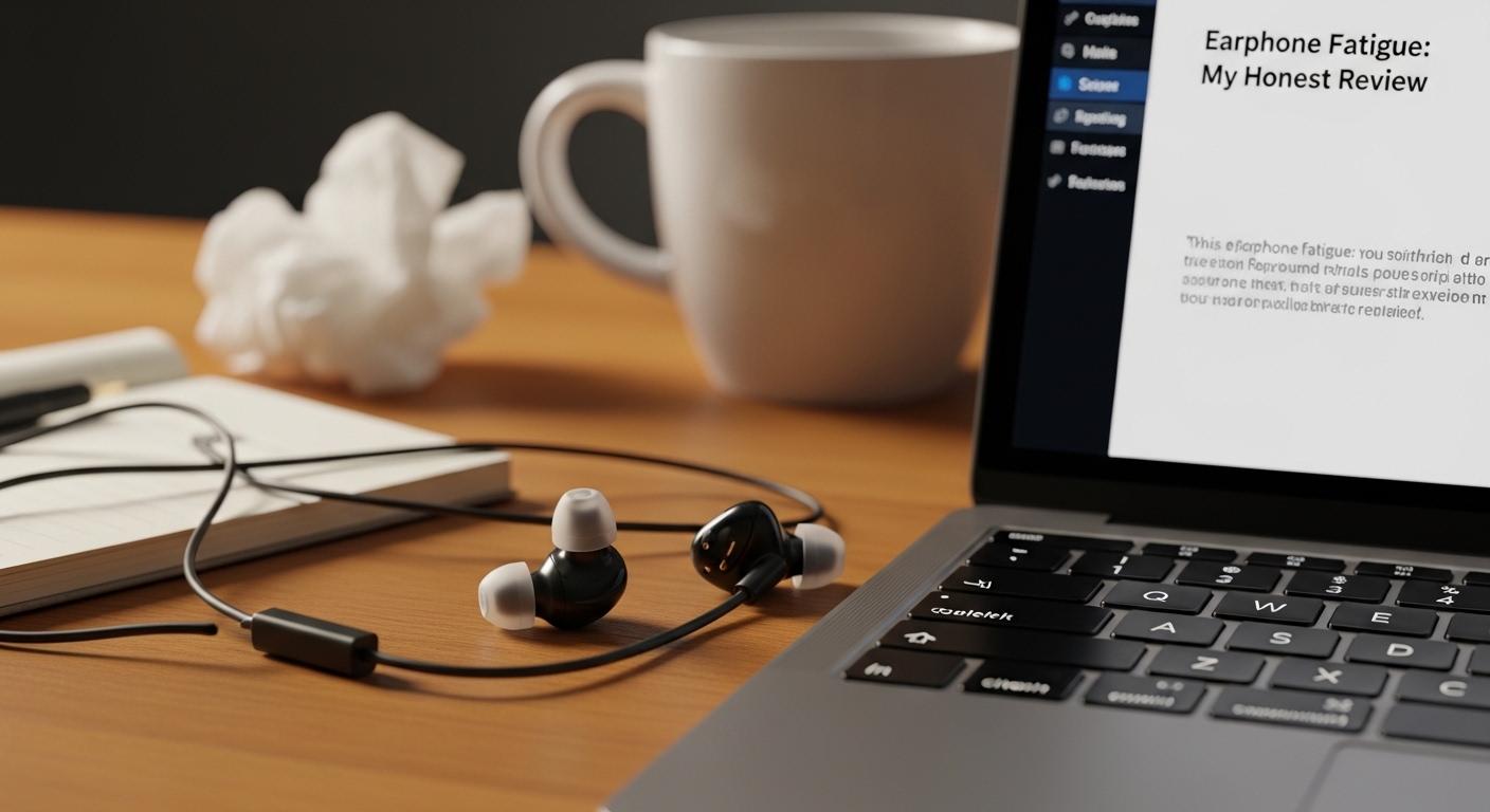 장시간 착용 피로 이어폰 내돈내산 후기