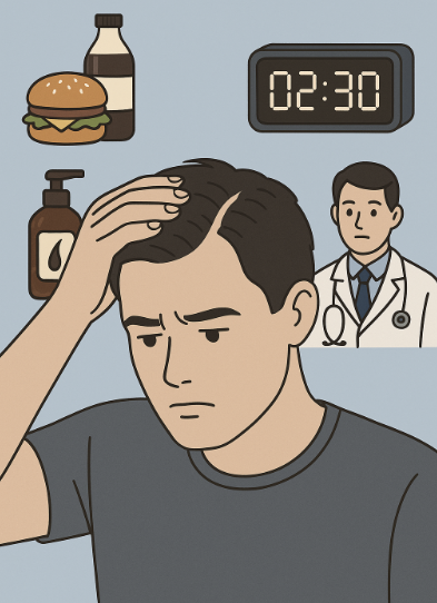 탈모 원인과 극복 방법 – 생활습관부터 치료까지 관련 사진