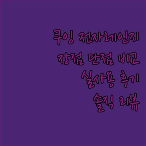 쿠잉 전자레인지 실사용 후기 장점과 ..