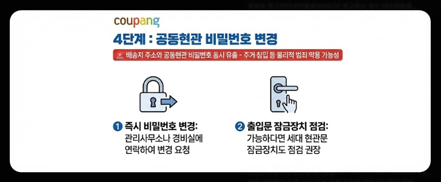 쿠팡 개인정보 유출 대처방법