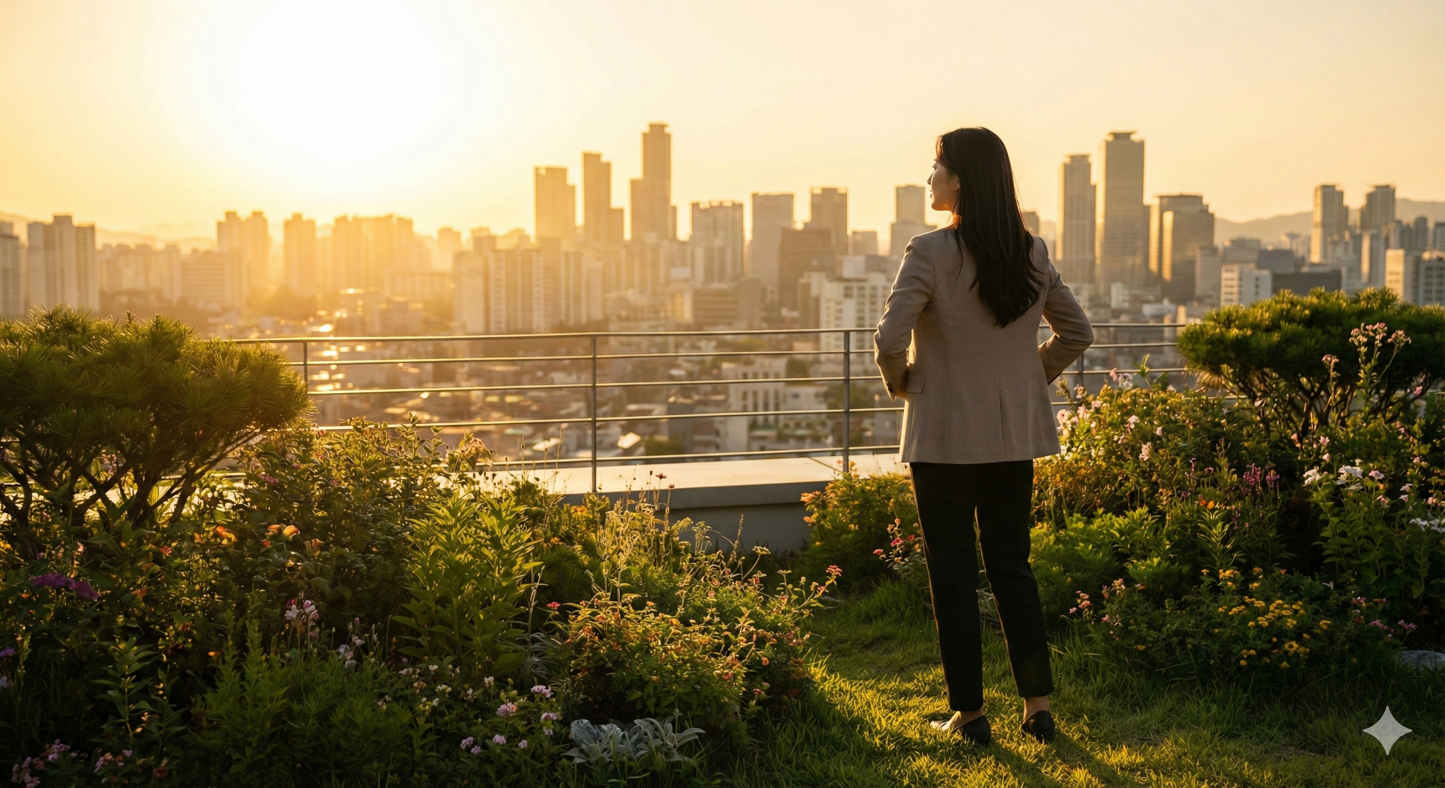 햇살을 받아 보석처럼 반짝이며 힘차게 흐르는 맑은 강물, 자산이 역동적으로 불어나는 IMA 계좌의 상징