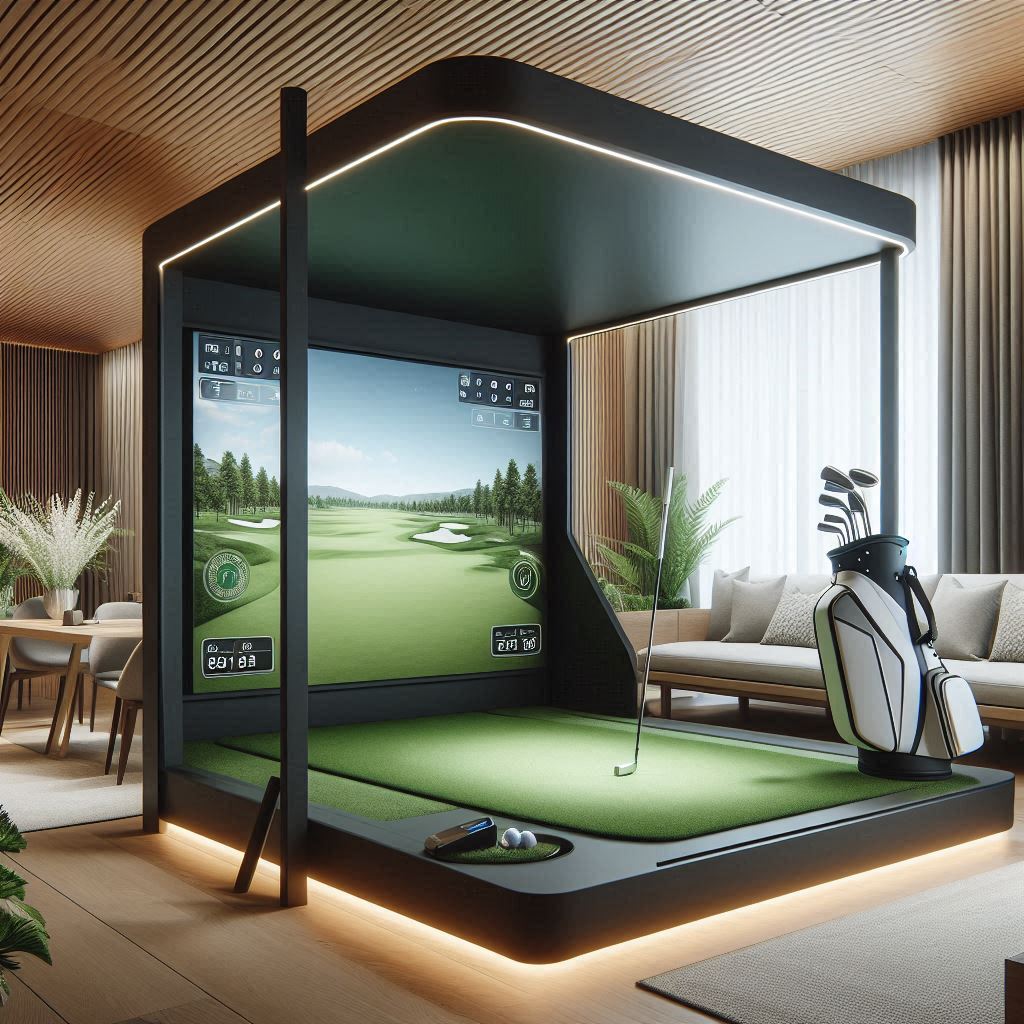 스크린골프장 배경