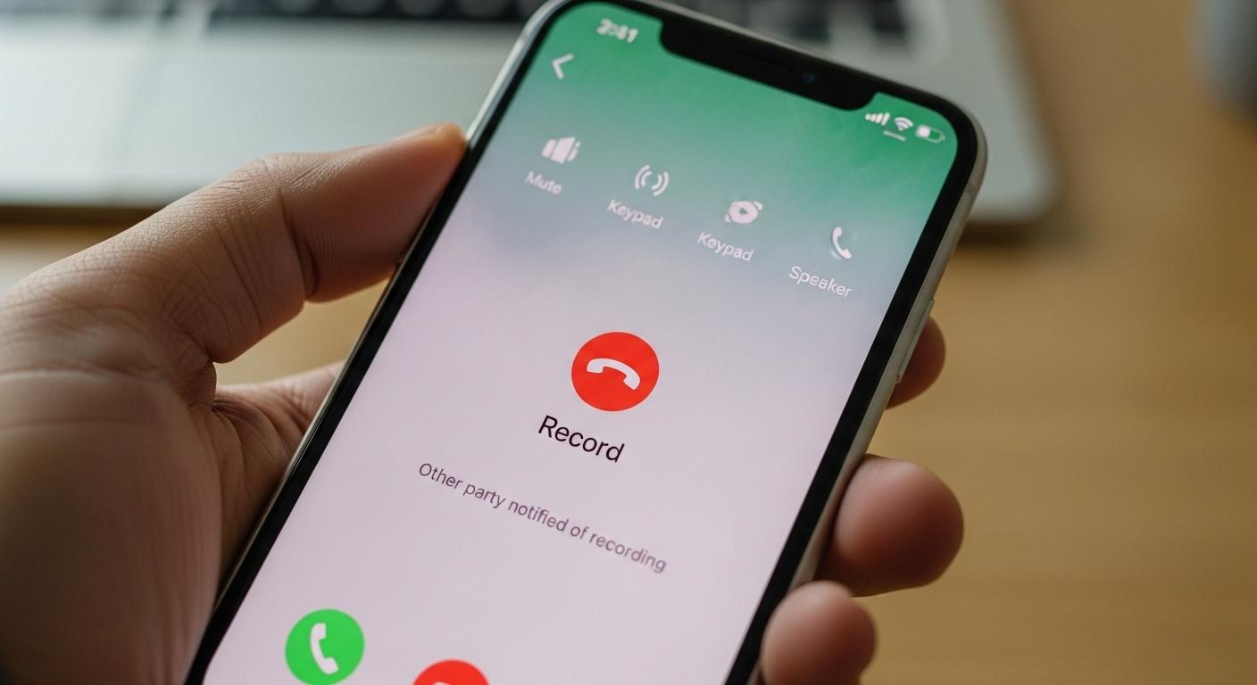 아이폰 통화녹음 상대방 알림