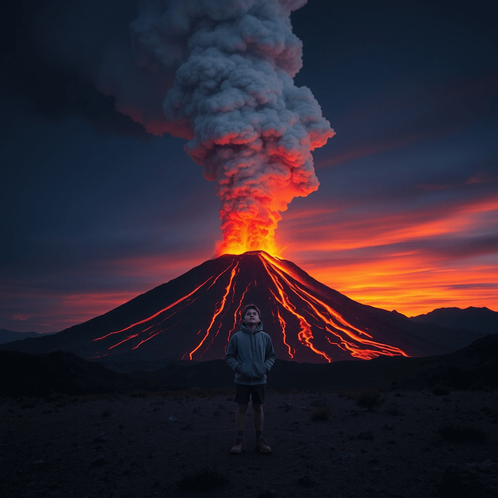 화산 폭발 꿈해몽