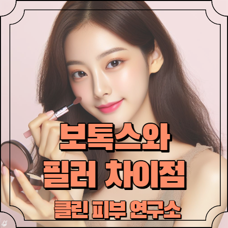 보톡스 필러 차이점 알아보기