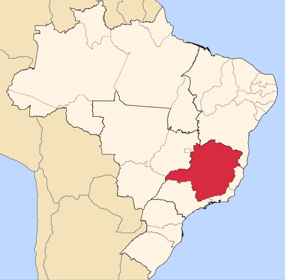 브라질 상파울루 주와 미나스 제라이스 주 사진