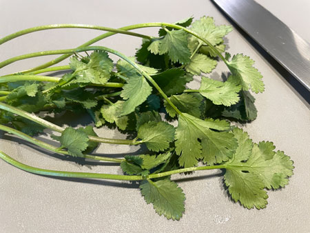 과카몰리 만들기 - 고수