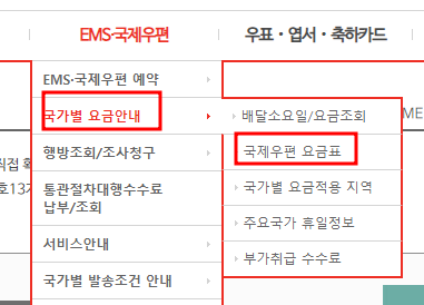 국가별-EMS-요금표-확인하기-위한-접속-순서