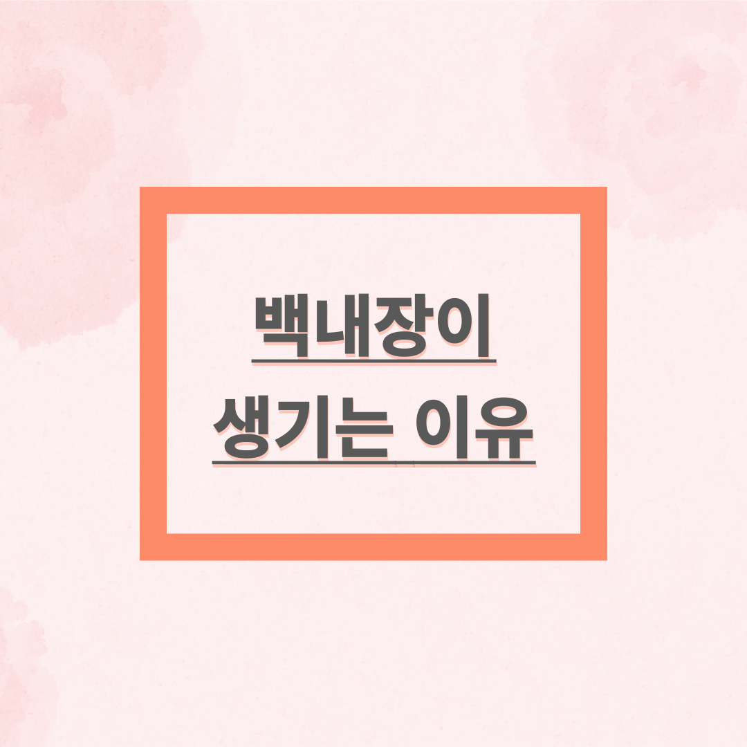 백내장이 생기는 이유