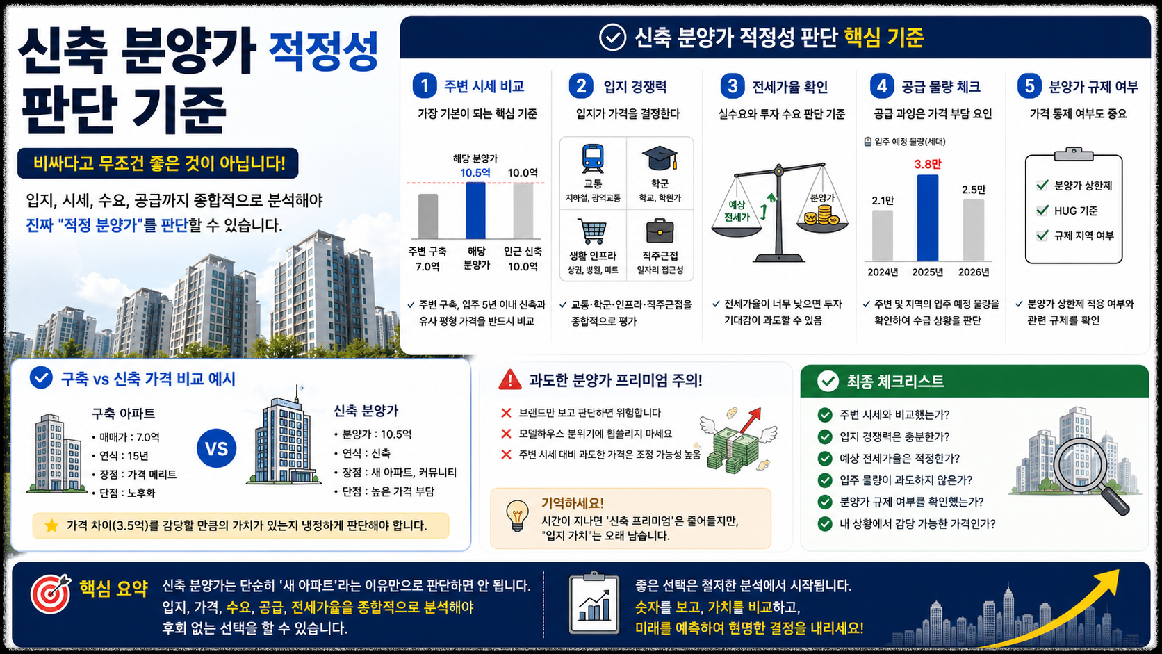 신축 분양가 적정성 판단 기준