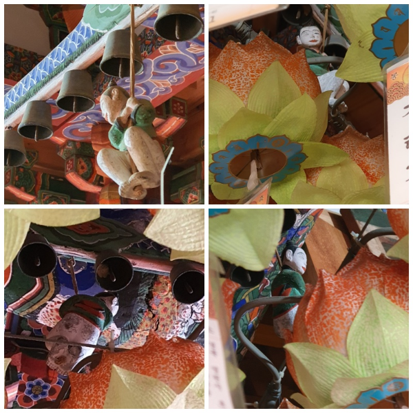 밧줄에 악착같이 매달린 보살