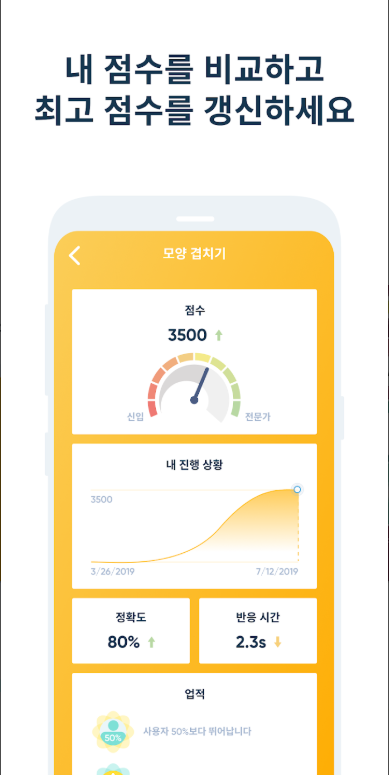 두뇌 게임 앱, 두뇌 훈련, 기억력이 향상, 스트레스 우울증 위험감소