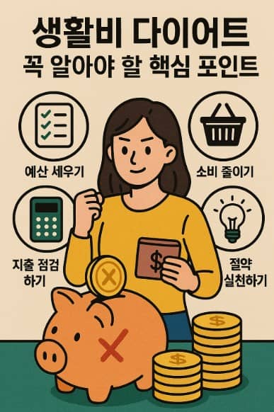 생활비 다이어트 꼭 알아야 할 핵심 포인트