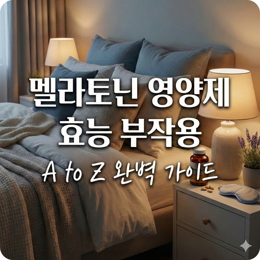 멜라토닌 영양제 효능 부작용