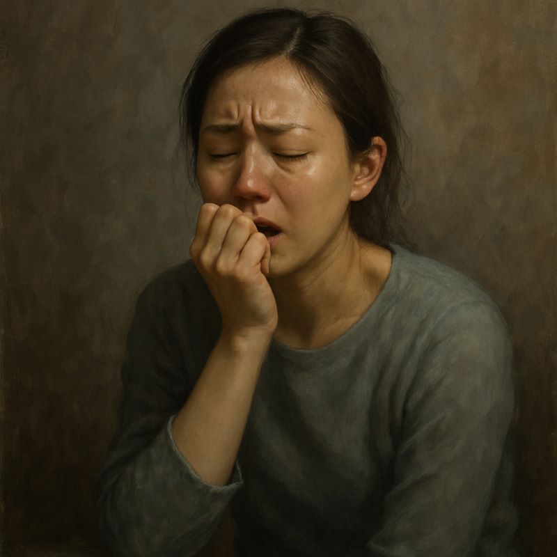 울고 싶지만 울 수 없는 꿈 – 감정 억제의 경계에서