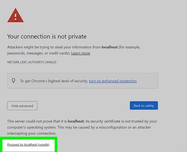 웹사이트 이동을 클릭하여 이동하기