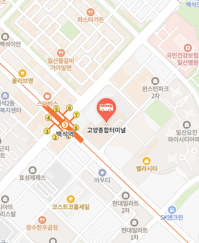 고양종합버스터미널 위치