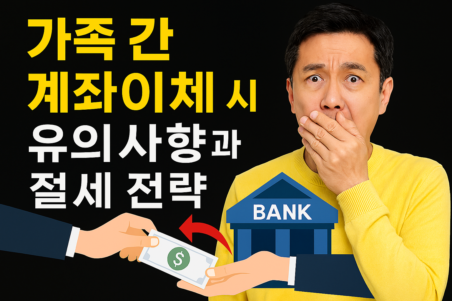 가족 간 계좌이체 절세방법