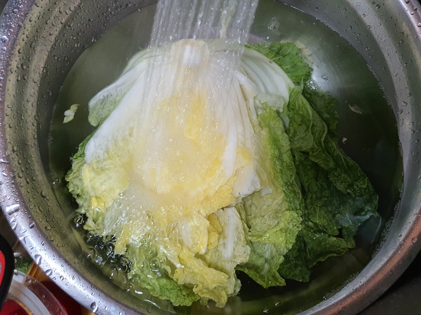 여름배추김치 담그기