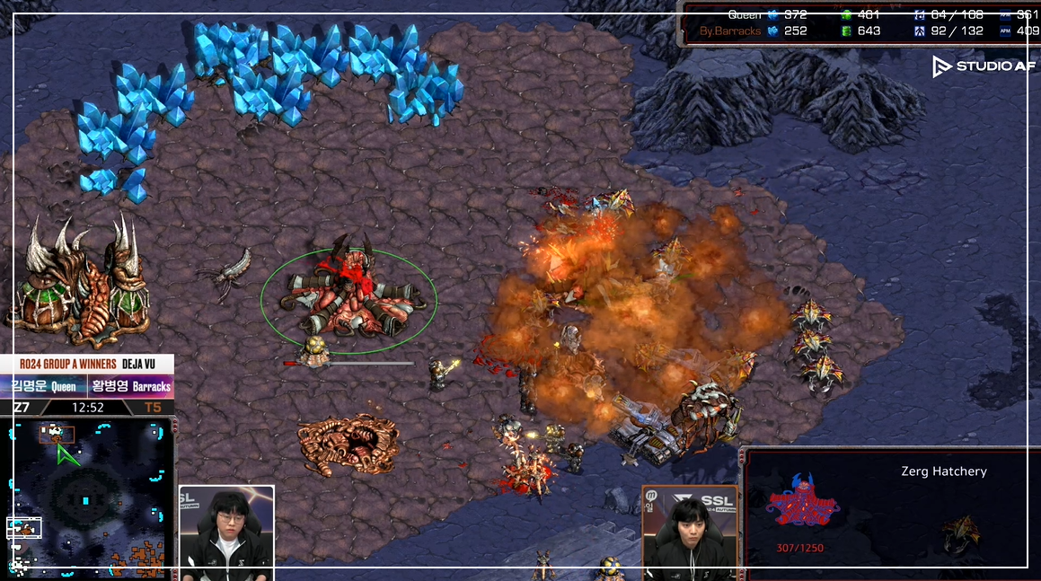 SSL 24강 A조 승자전 앞마당 마무리