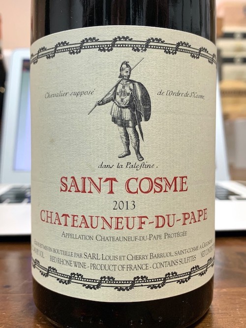 도멘 썡 콤 샤토네프 뒤 빠프 레이블