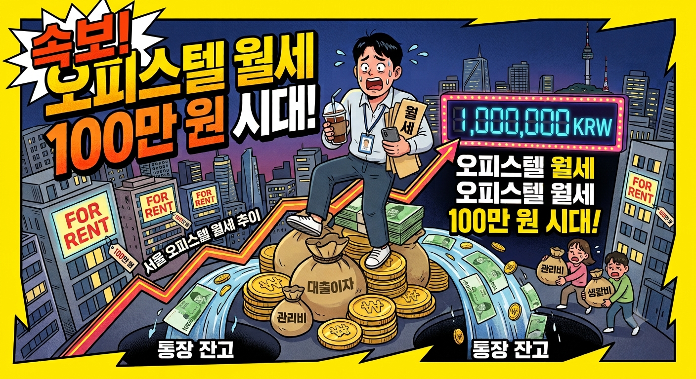 "오피스텔 월세 100만 원 시대" → 빌라 기피가 만든 나비효과