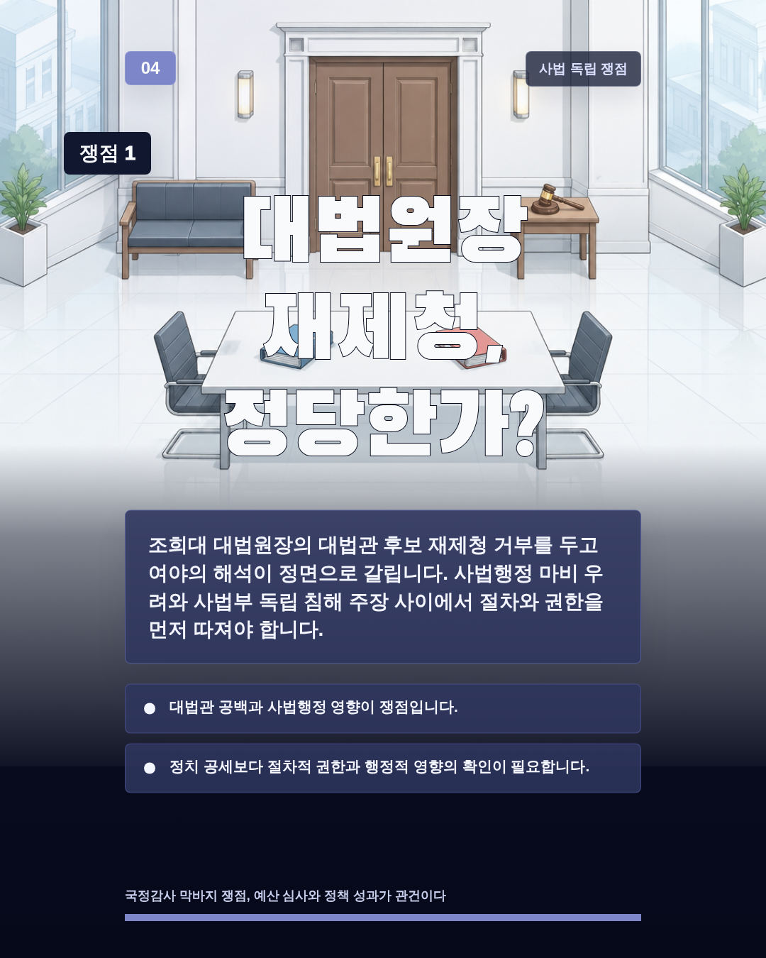 대법원장 재제청, 정당한가?