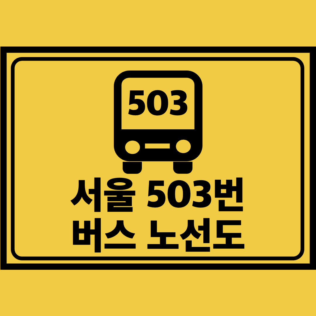 서울503번버스노선도