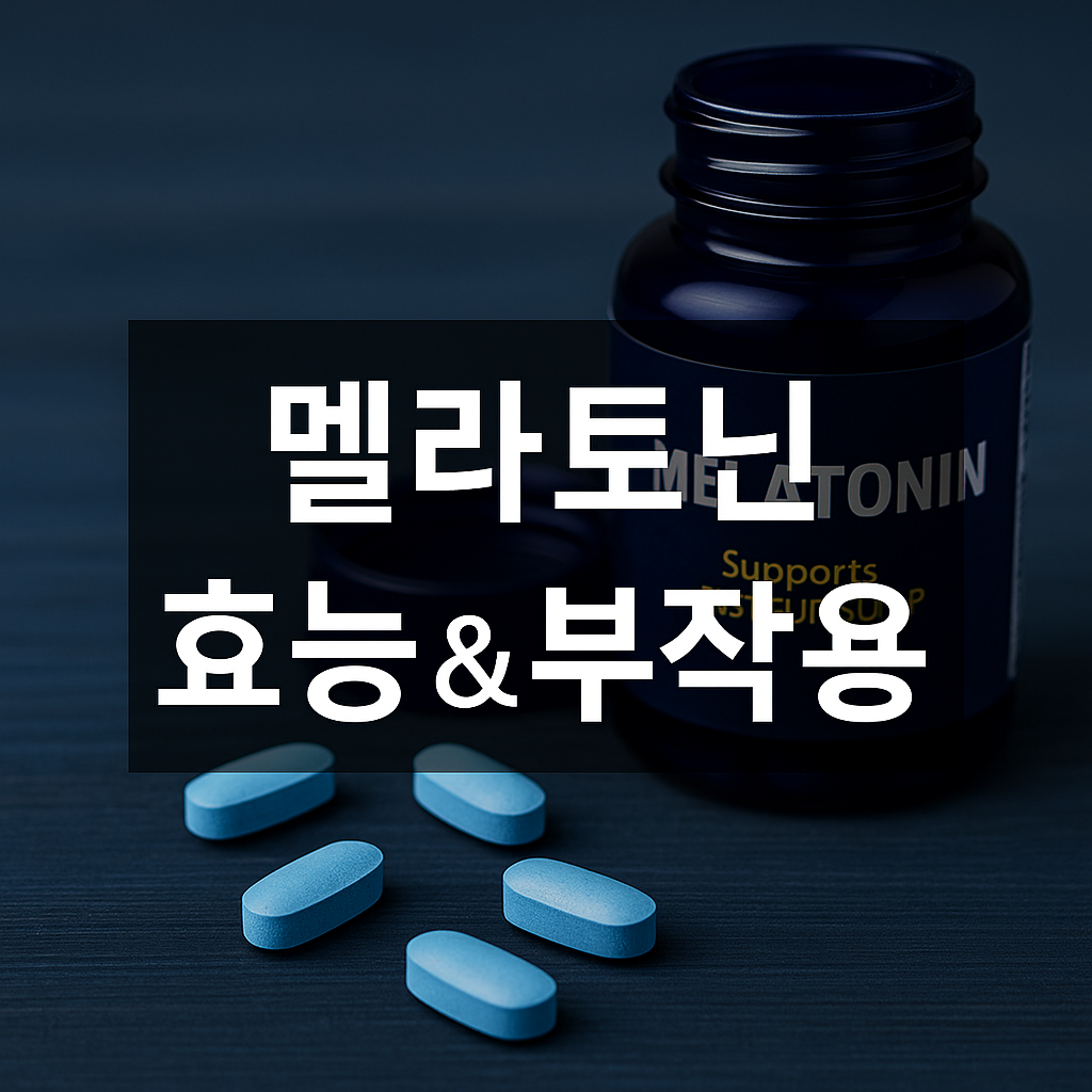 멜라토닌 효능 부작용
