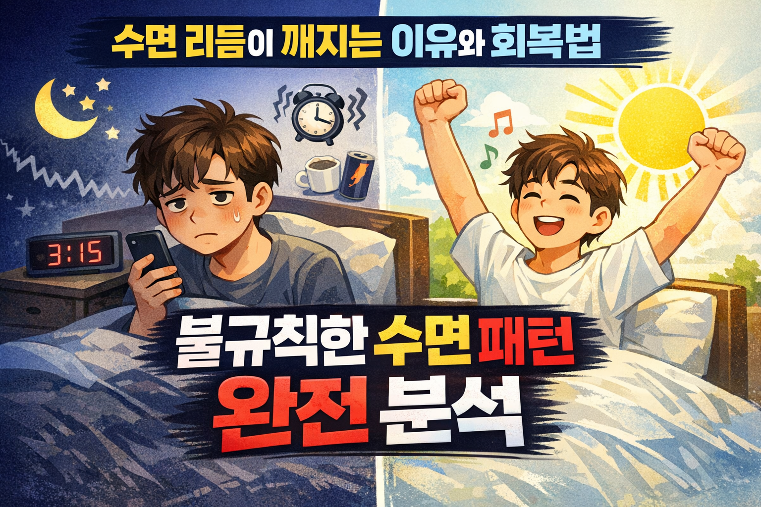 수면 리듬이 깨지는 이유
