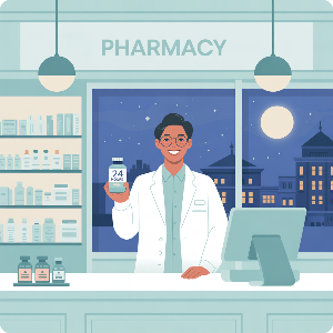 부산 휴일지킴이 약국 심야(공공심야약국) 이미지