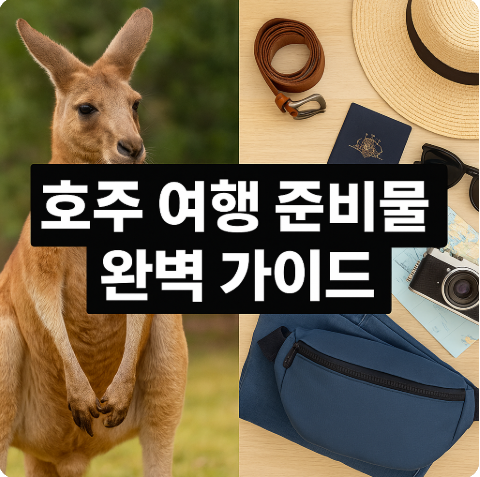 호주 여행 준비물