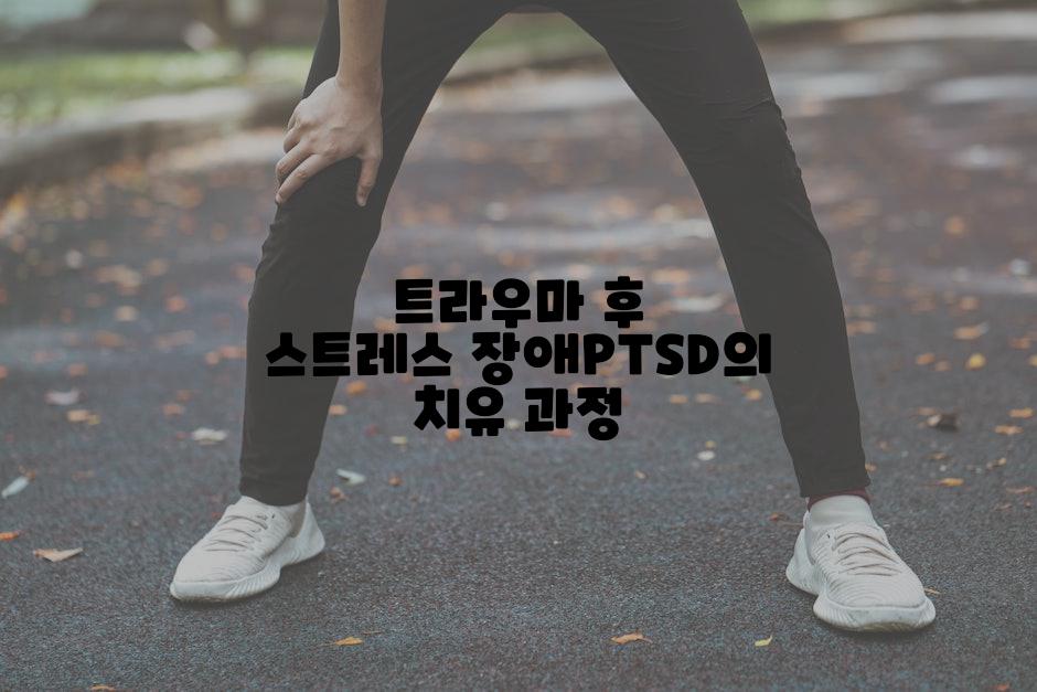 트라우마 후 스트레스 장애PTSD의 치유 과정