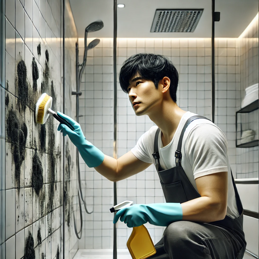 욕실 실리콘 곰팡이 제거법 ❘ 찌든 곰팡이 말끔히 없애는 꿀팁