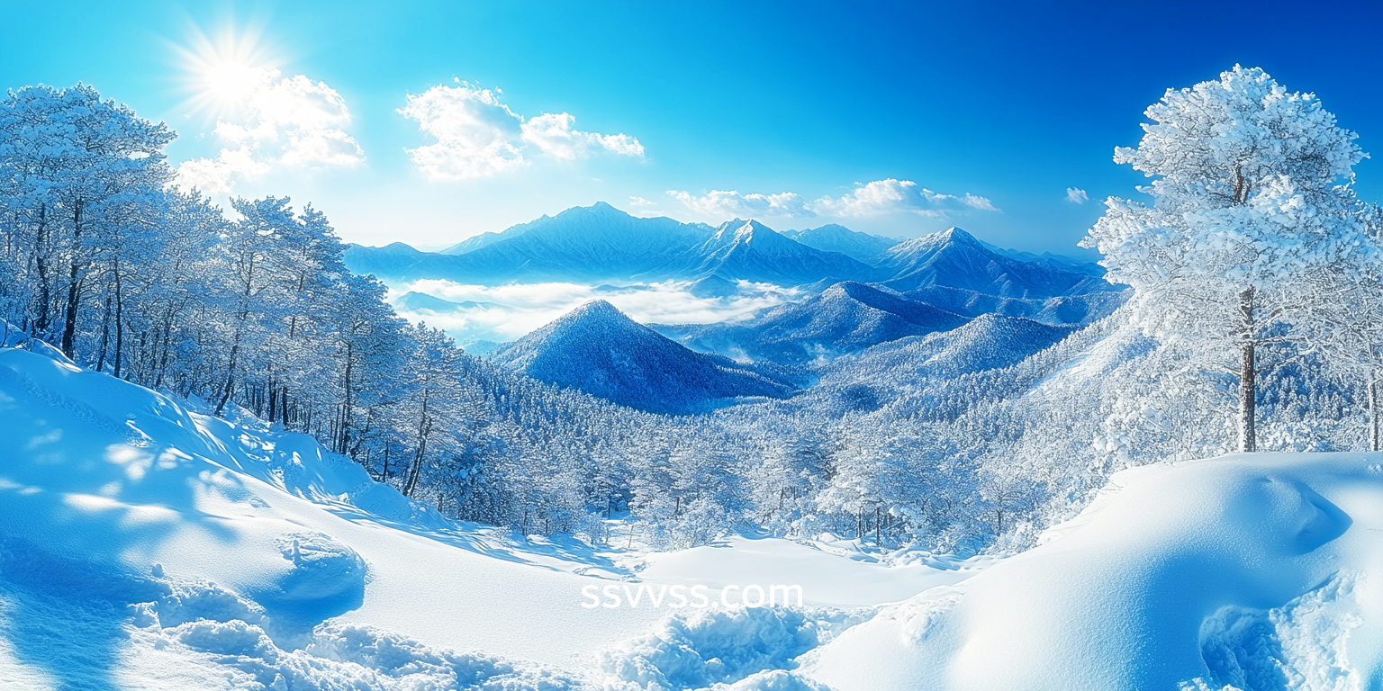 백덕산의 사계절