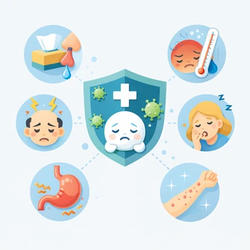 면역력 저하로 감기에 자주 걸리는 반복 증상 모습14