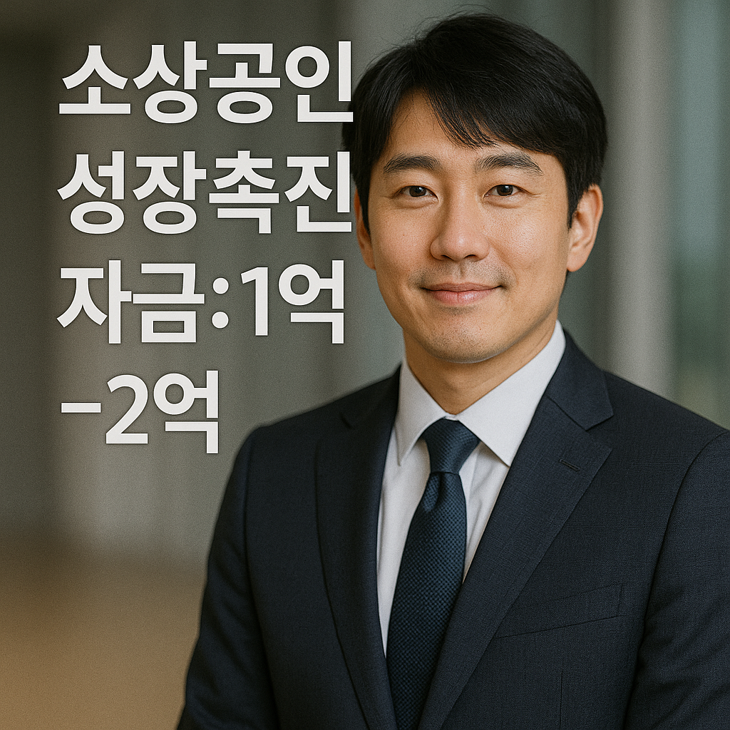 소상공인 성장촉진자금 1억~2억