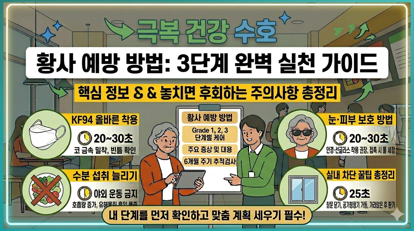 황사 예방 방법