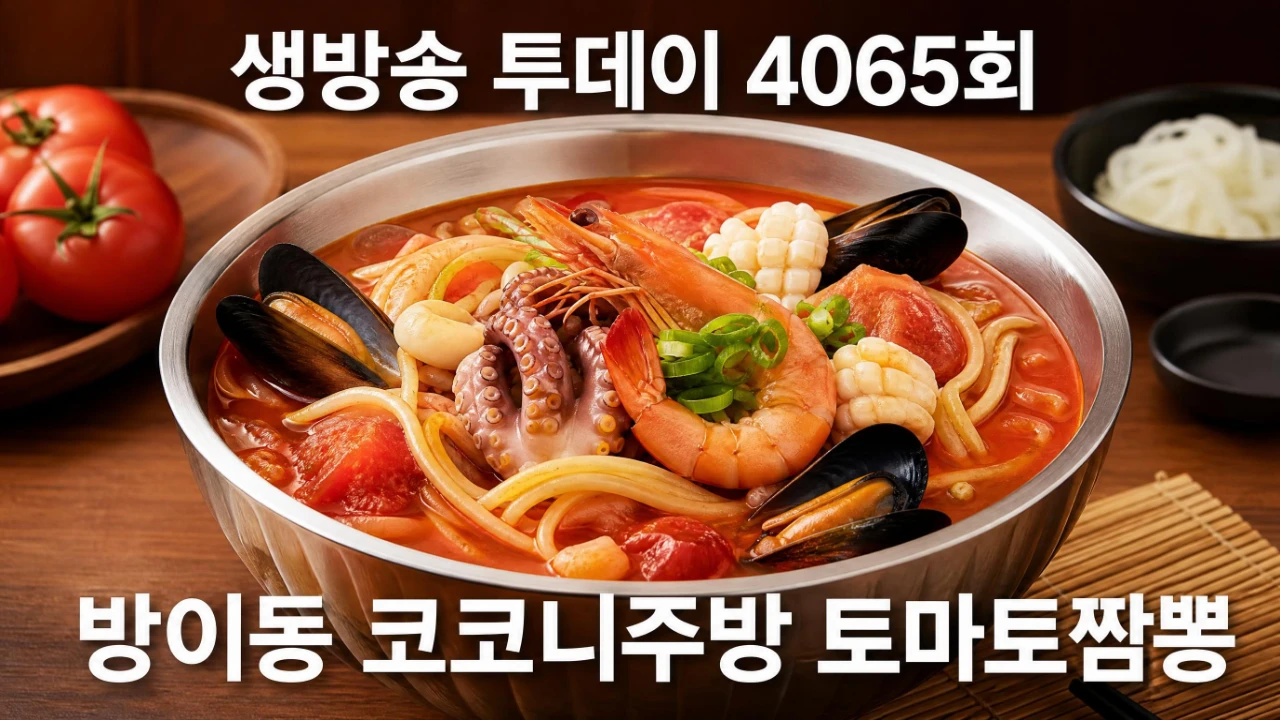 생방송 투데이 4065회 방이동 코코니주방 토마토짬뽕 위치와 주차 안내 이미지