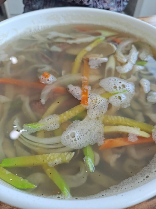 바지락칼국수 비주얼