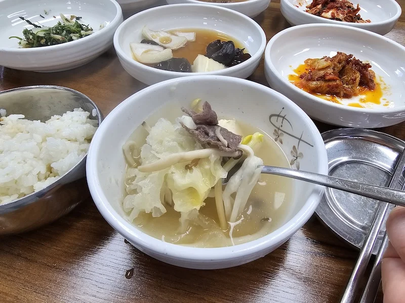 청송 소노벨 맛집 송이전골 송이가든 맛집 추천 청송 여행 맛집