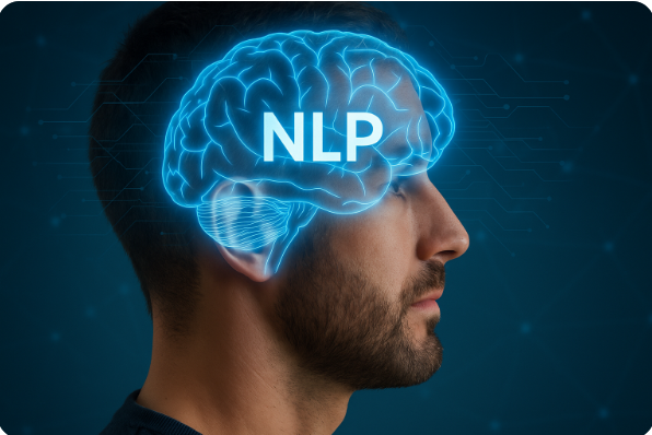 NLP와 뇌 신경망 연결 이미지