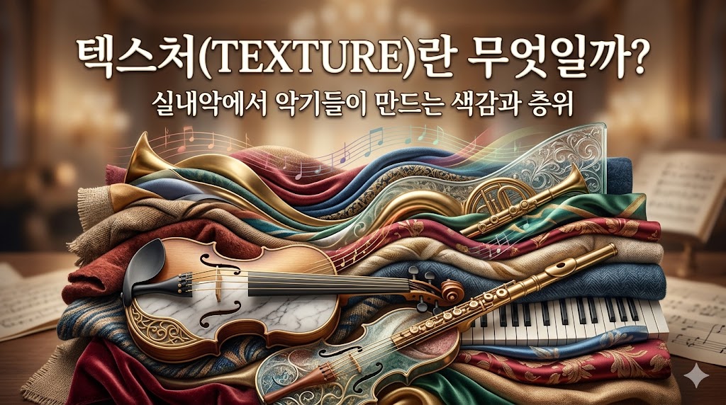 텍스처(texture)란 무엇일까? 실내악에서 악기들이 만드는 색감과 층위