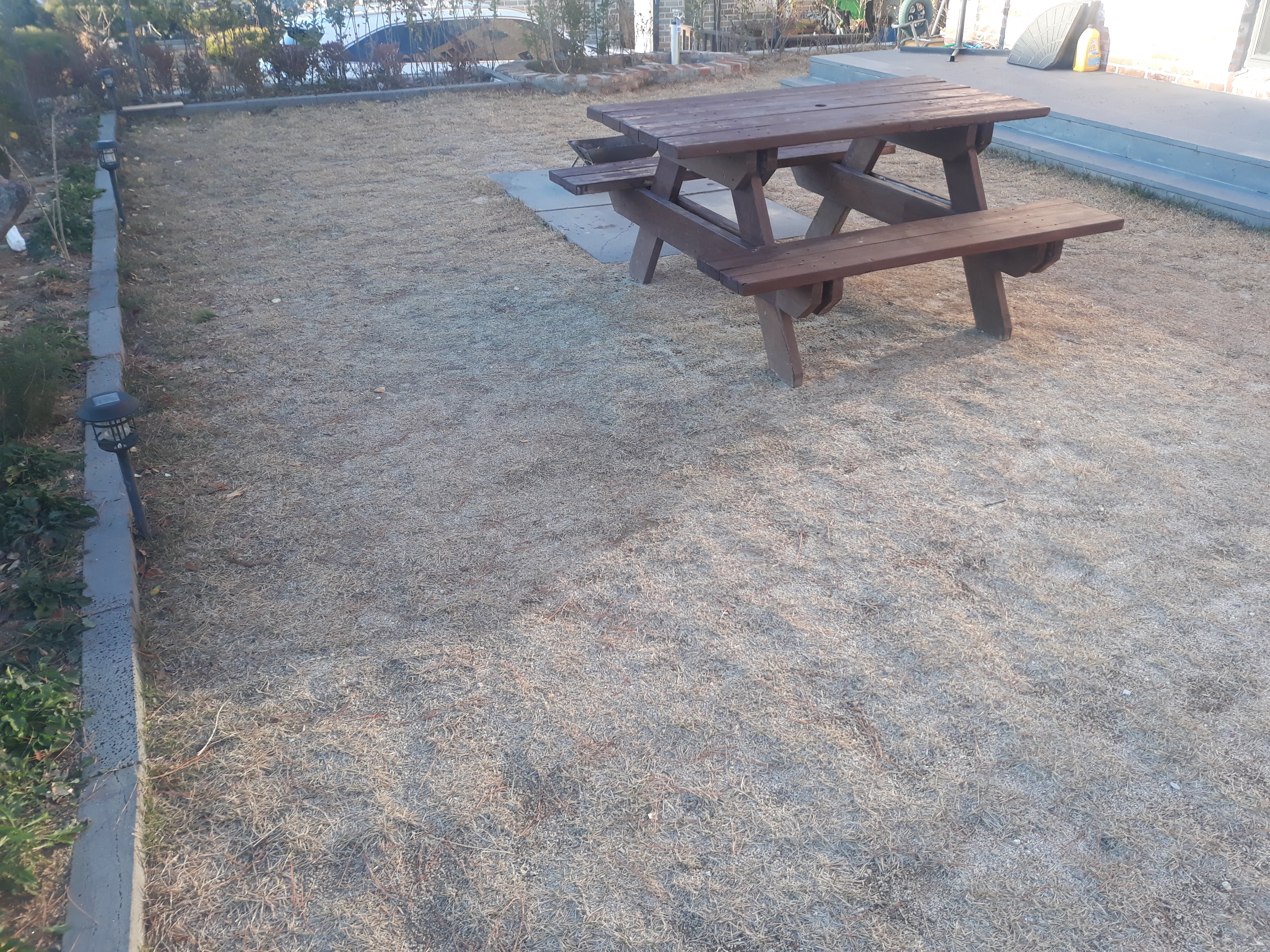 잔디가 있는 마당