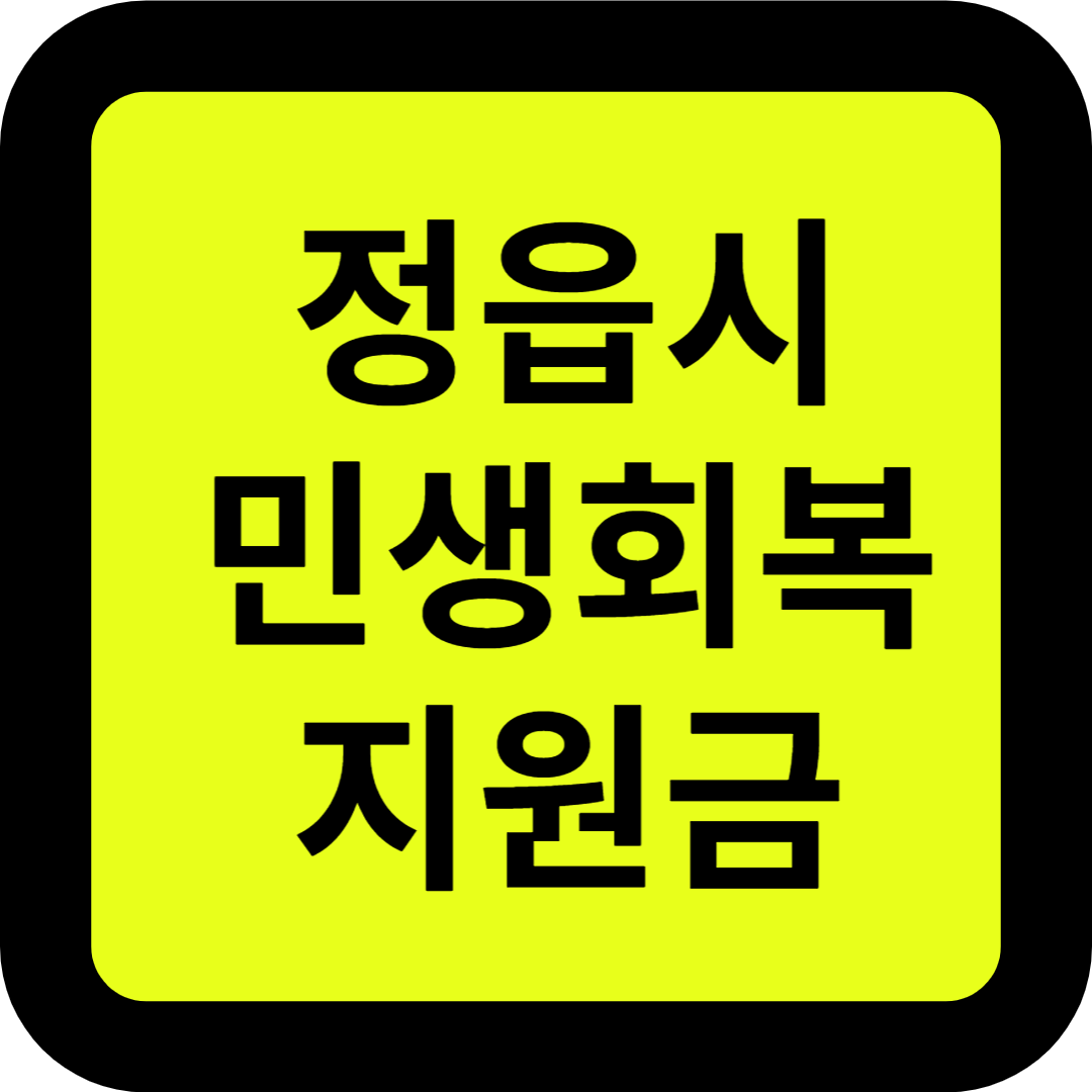 정읍시 민생회복지원금