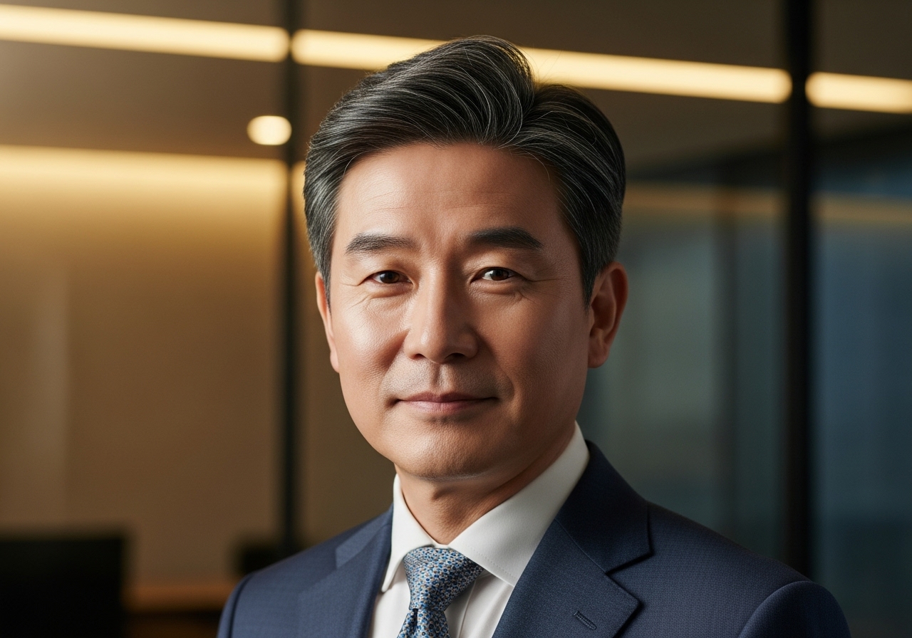 50대 한국 남성, 프로페셔널 초상화