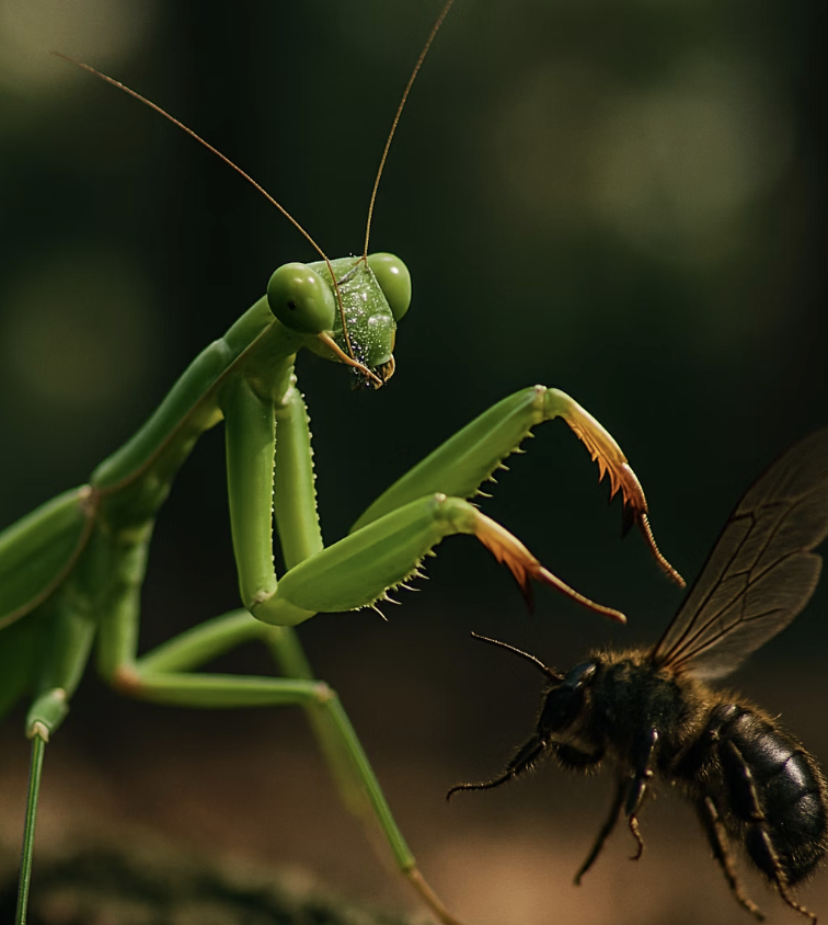 식성도 왕처럼, 대담한 사냥꾼