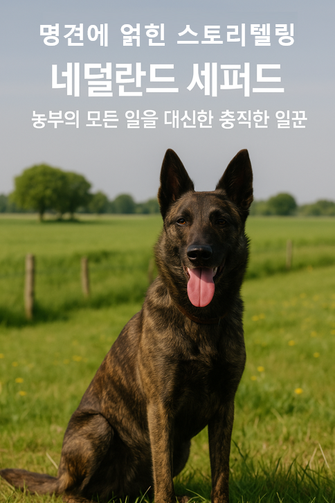 네덜란드 셰퍼드 이미지 – 농부의 모든 일을 대신한 충직한 일꾼