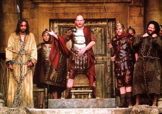 빌라도앞에서 재판받는 예수